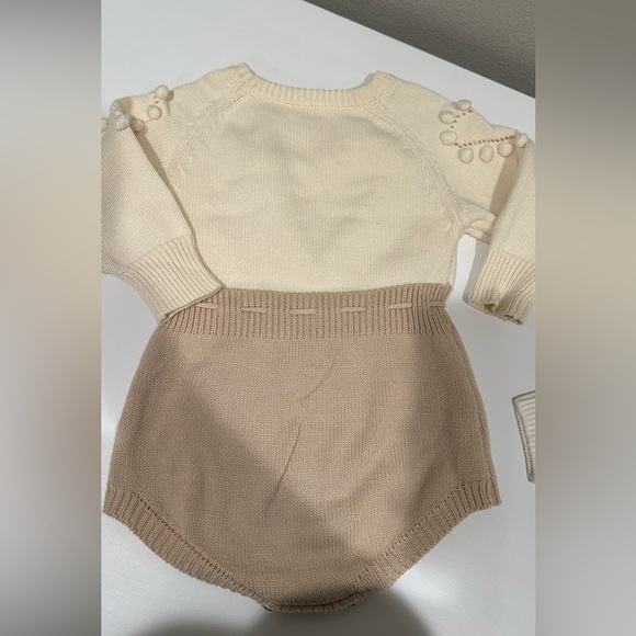 Knit Heart Sweater Romper Size 12-18 Mon - Picture 5 of 7